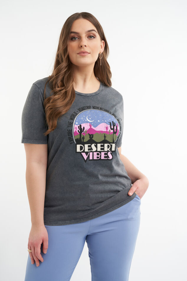 T-shirt à imprimé image number 0