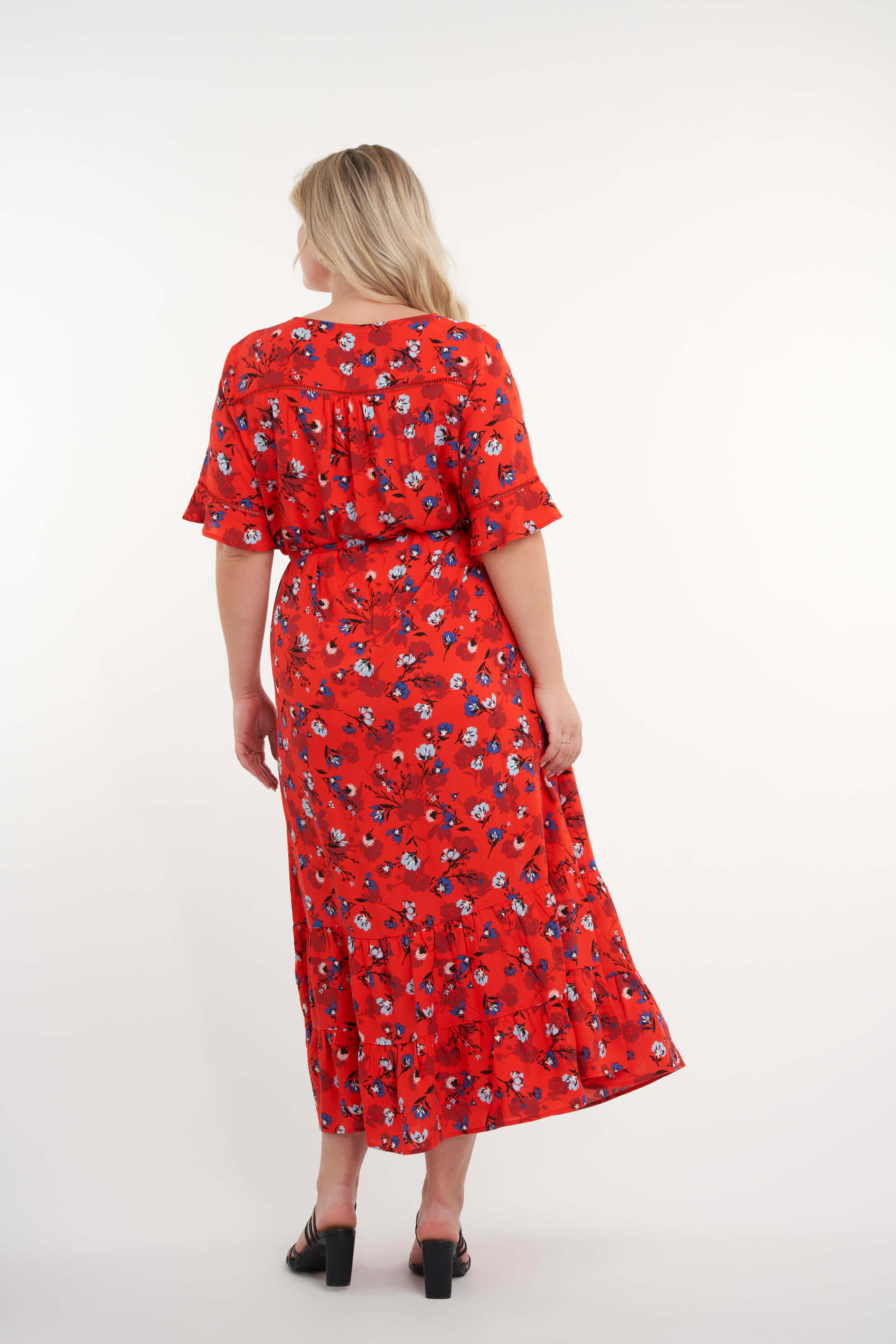 Longue robe &agrave; imprim&eacute;  image number 3