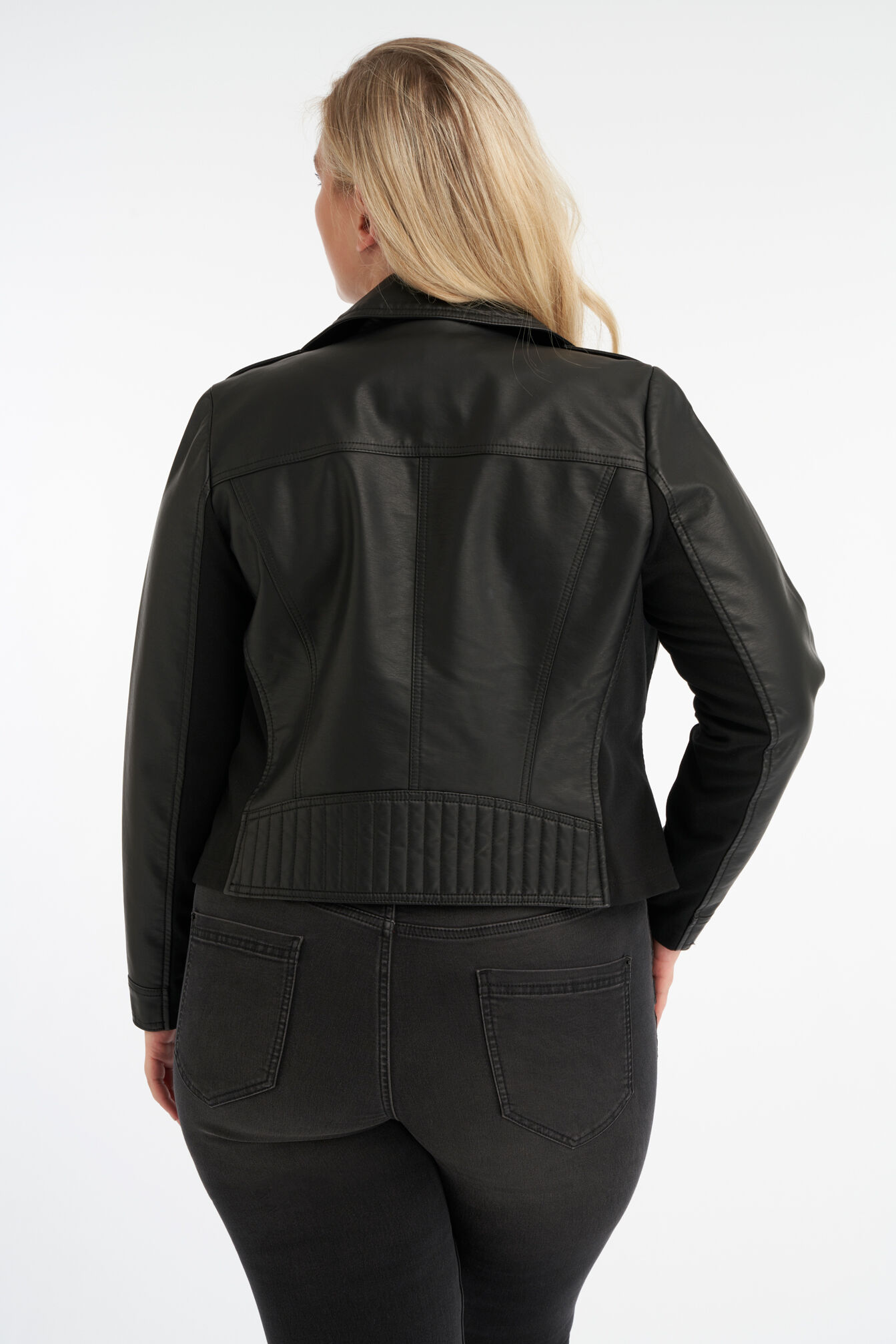 Veste style motard en similicuir image number 4