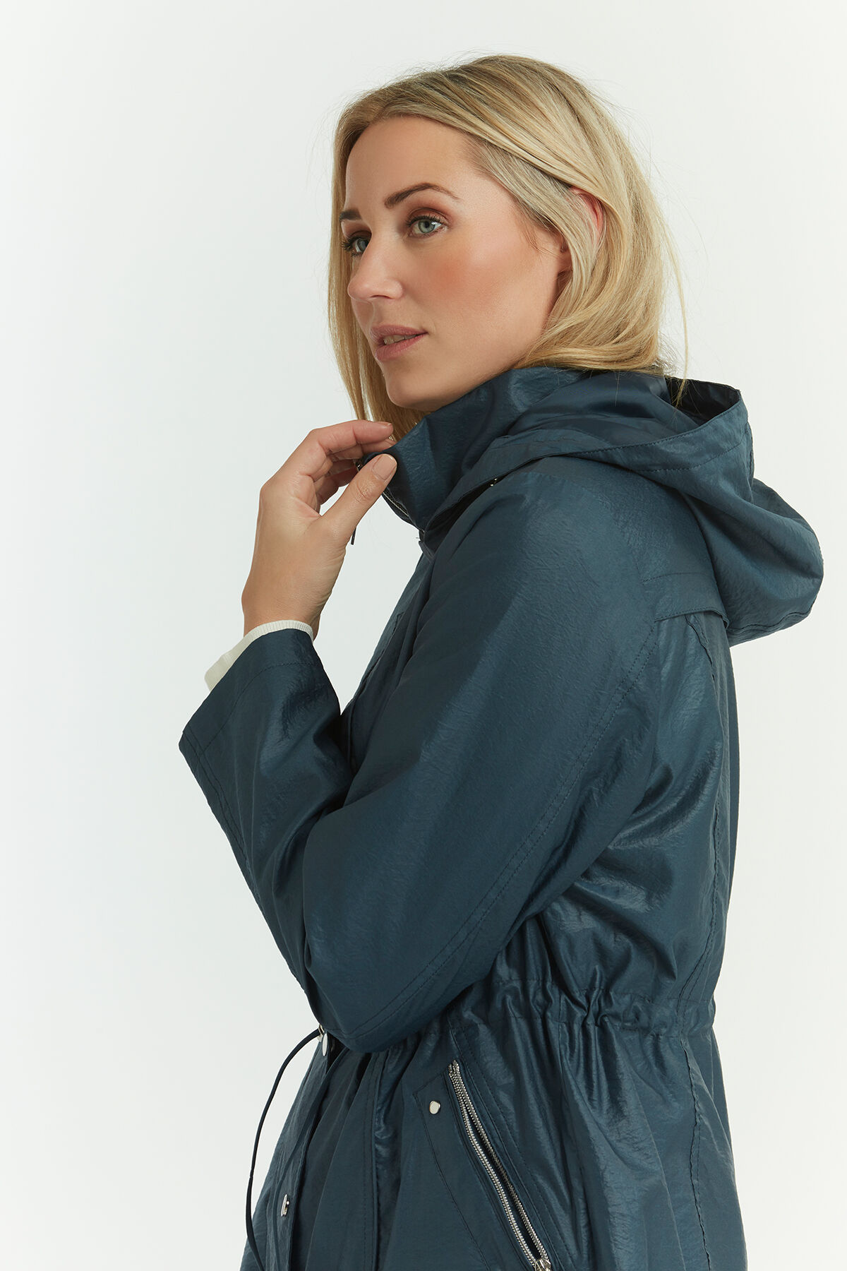 Manteau mi-saison avec capuche amovible image number 3