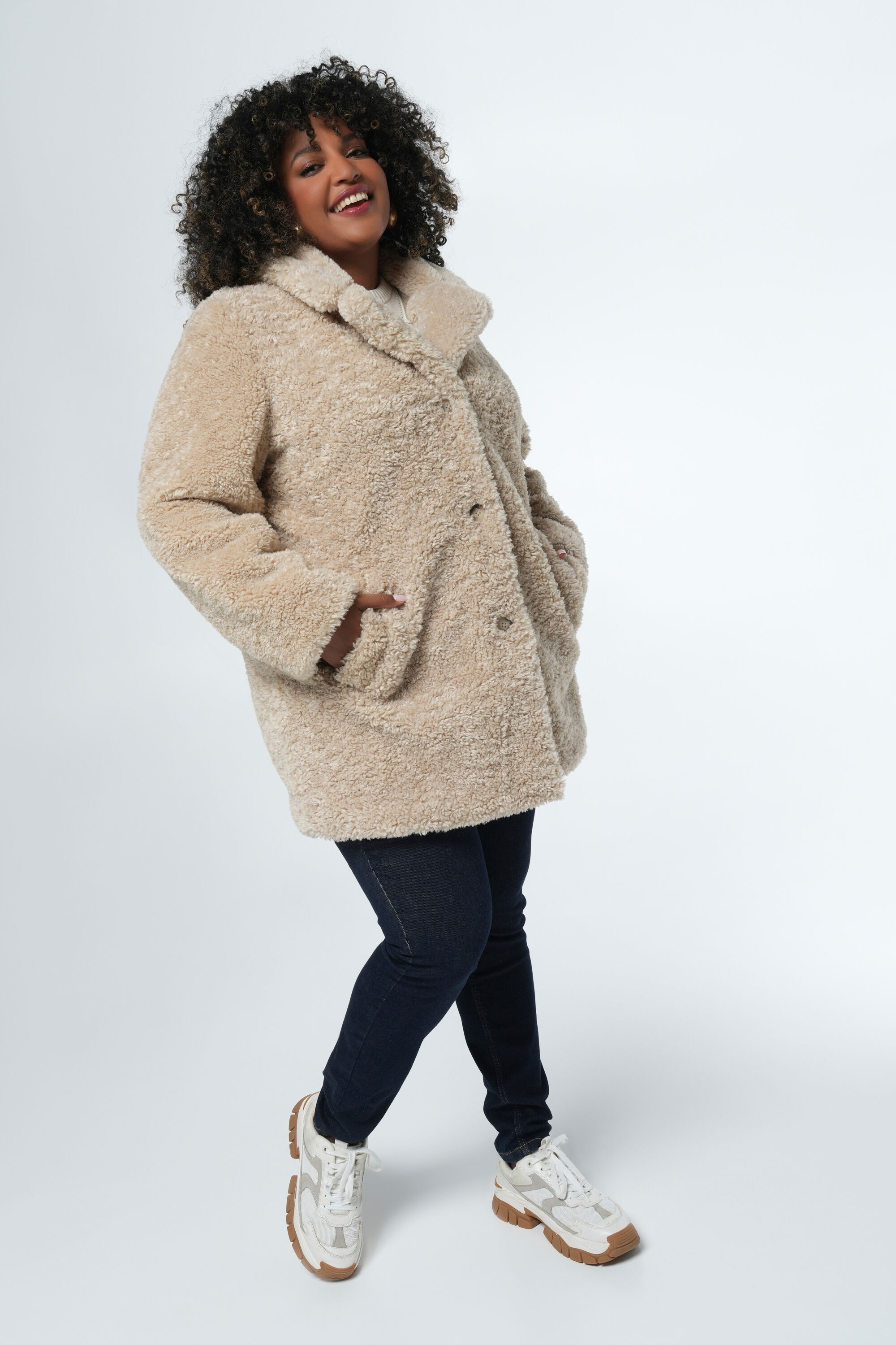 Manteau en tissu peluche image number 5