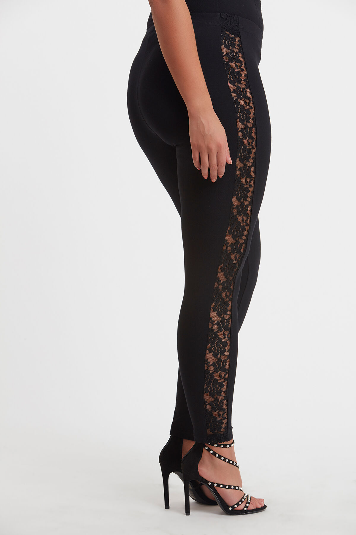 Legging avec d&eacute;tails en dentelle image number 3