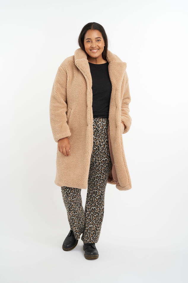 Veste en peluche surdimensionnée image number 7