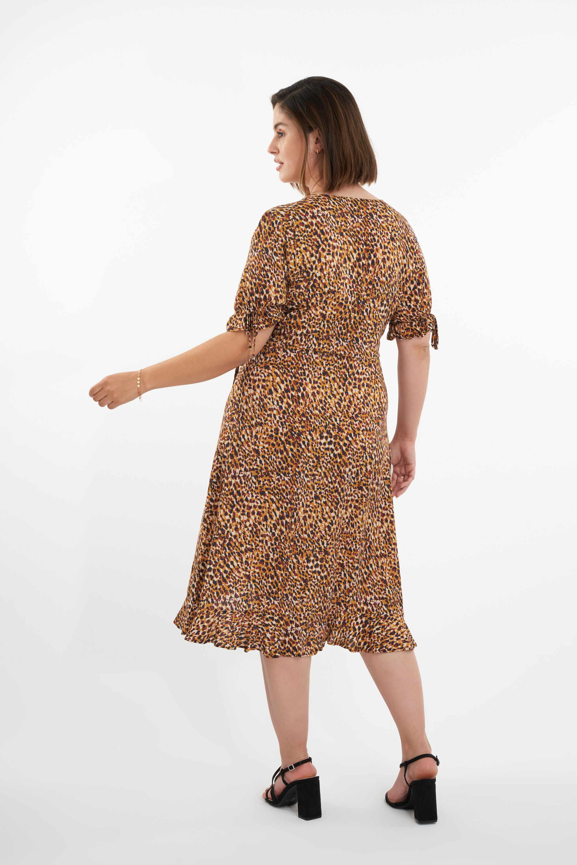 Robe portefeuille &agrave; imprim&eacute;  image number 4