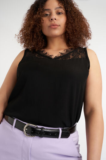 Ceinture en fausse peau de serpent