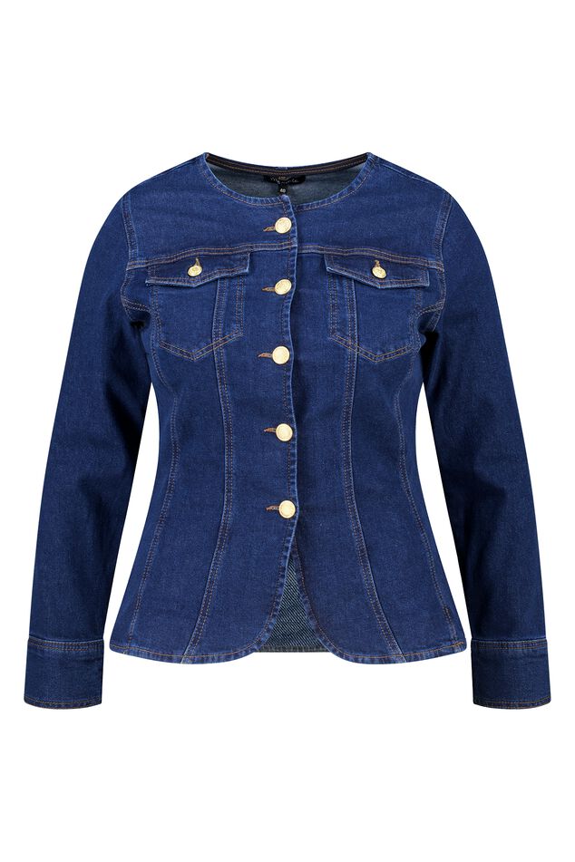 Veste en jean ajustée image number 1