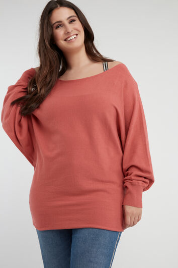 Pull-over &agrave; manches chauve-souris