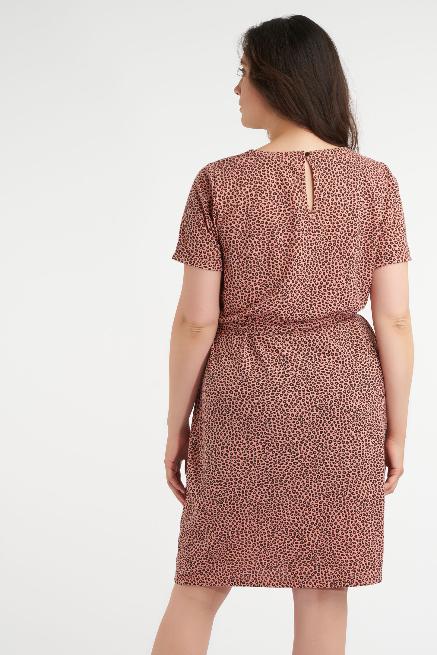 Robe avec ceinture &agrave; nouer image number 4