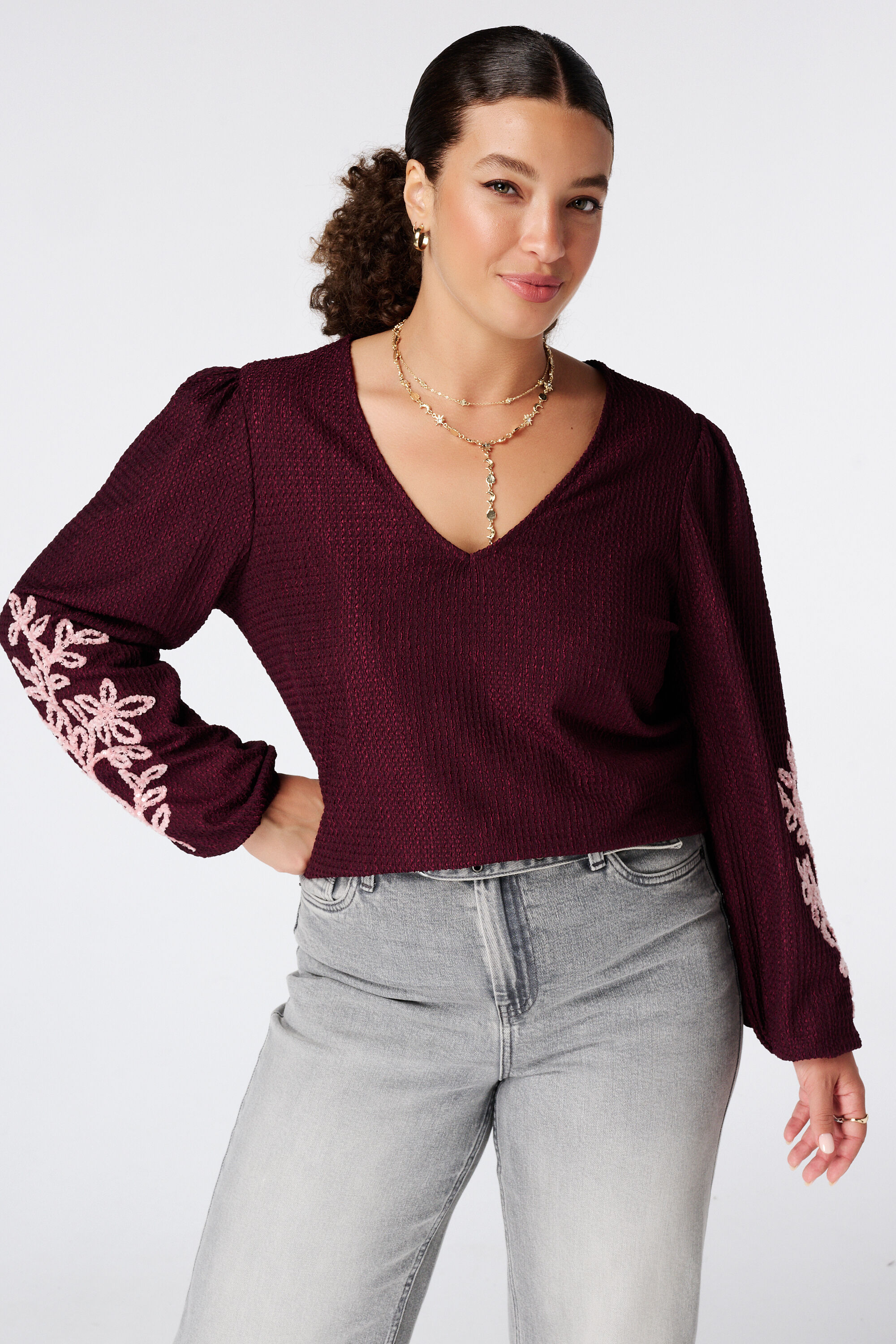 Haut avec broderie image number 0