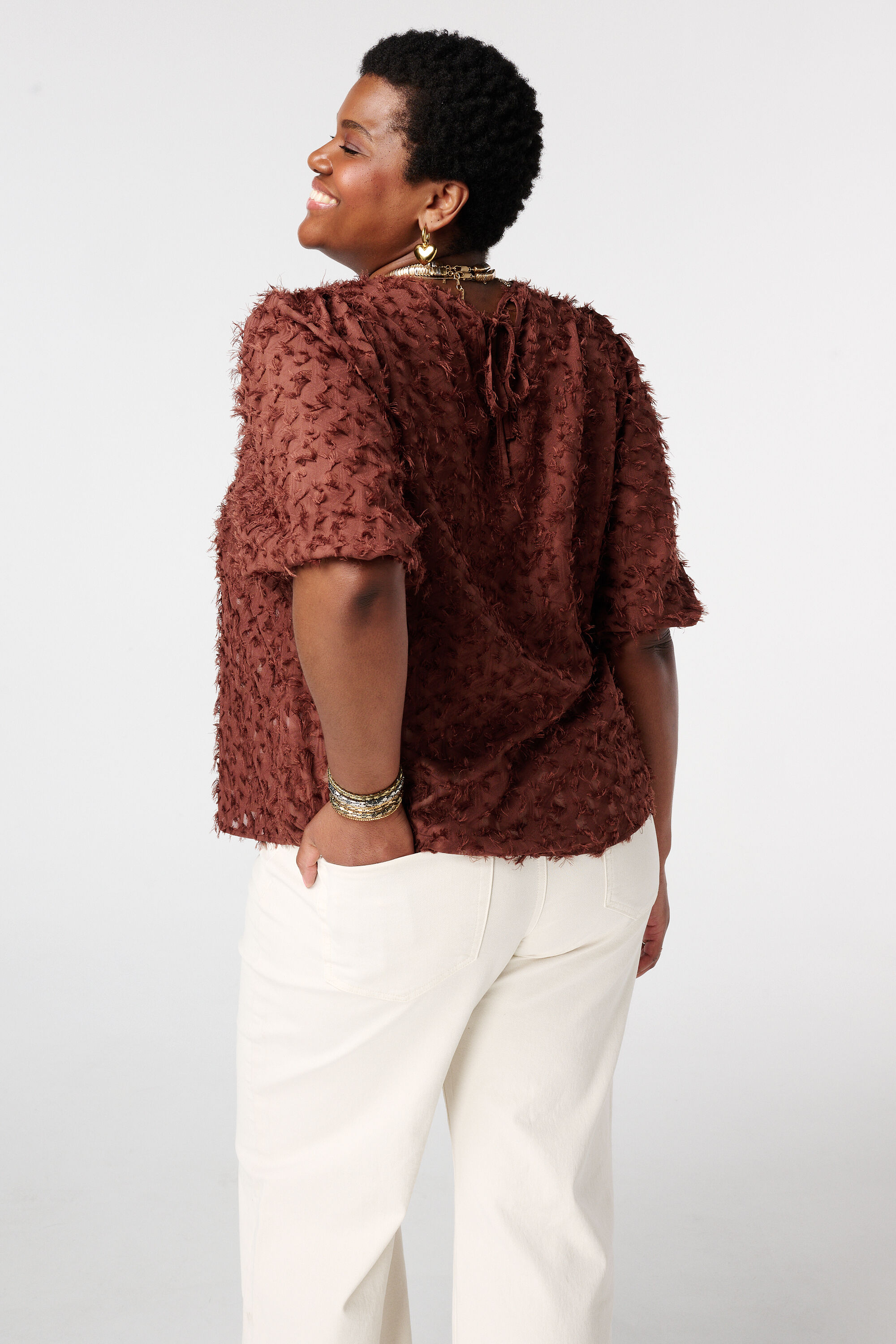 Blouse structur&eacute;e image number 3