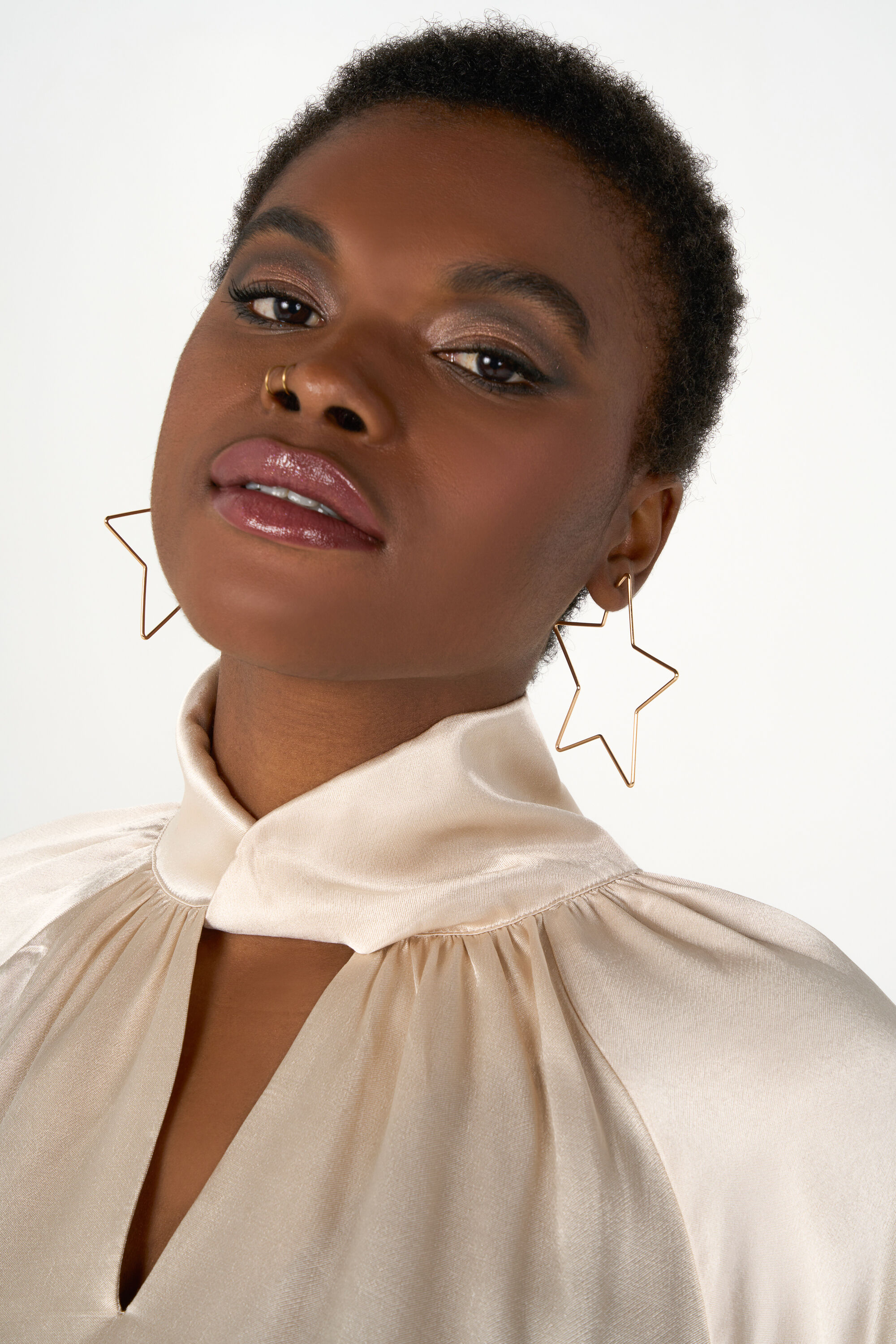 Chemisier en satin avec d&eacute;tails image number 6