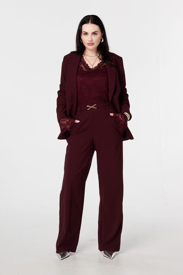 Pantalon avec boucle dorée image number 0