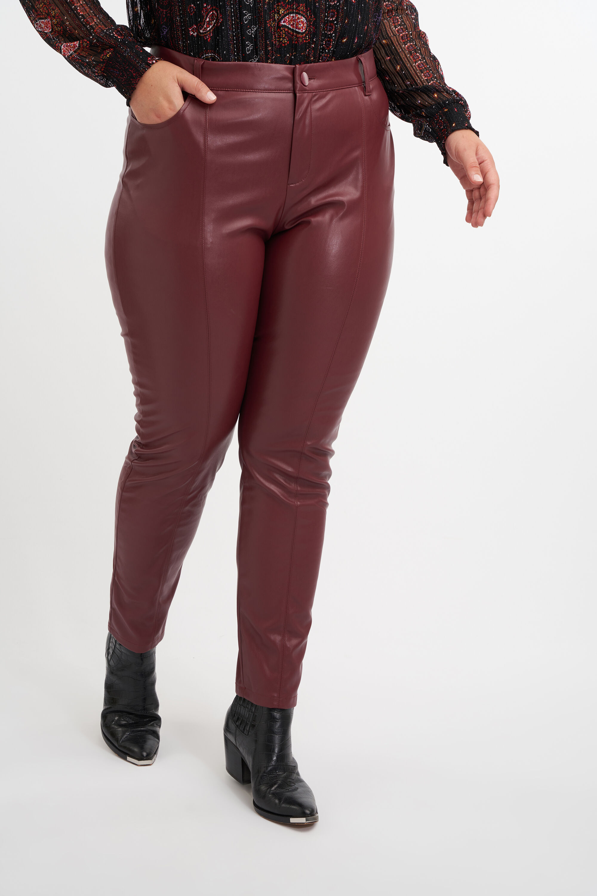 Pantalon en similicuir