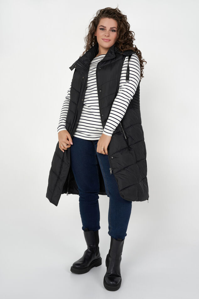 Veste longue matelassée  image number 4