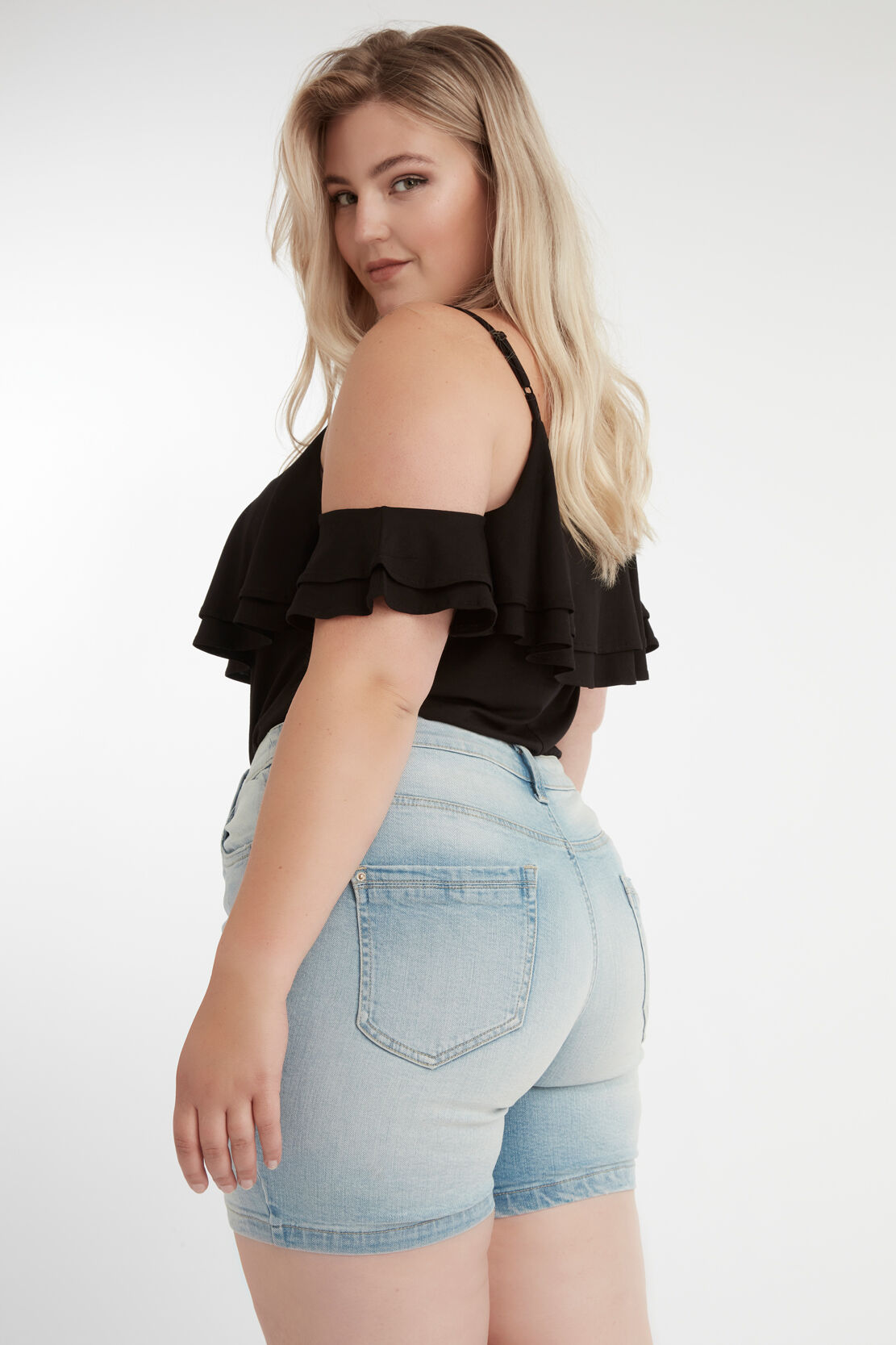 Short en denim image number 3