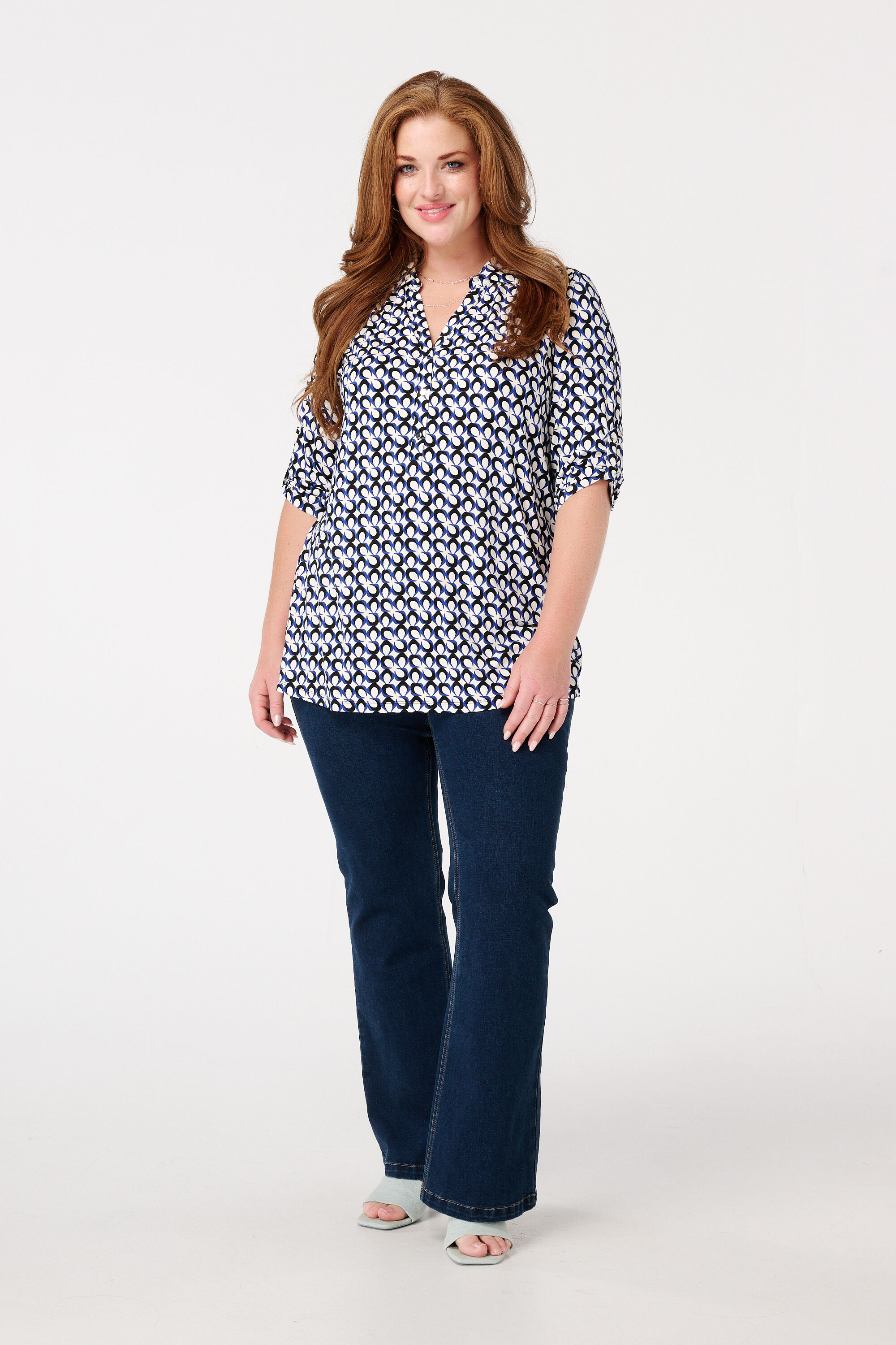 Top en jersey imprim&eacute; image number 5