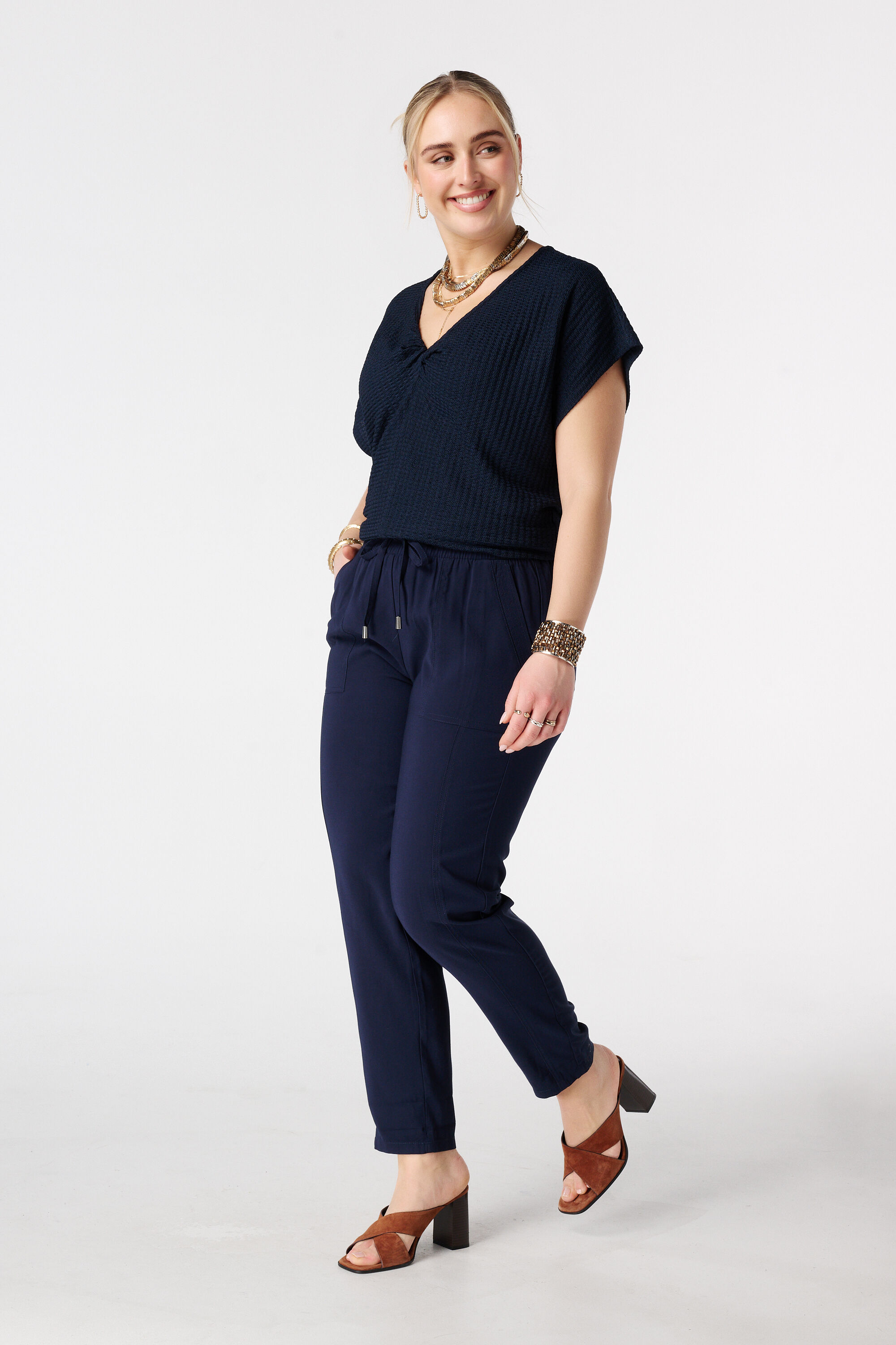 Pantalon &agrave; taille &eacute;lastique