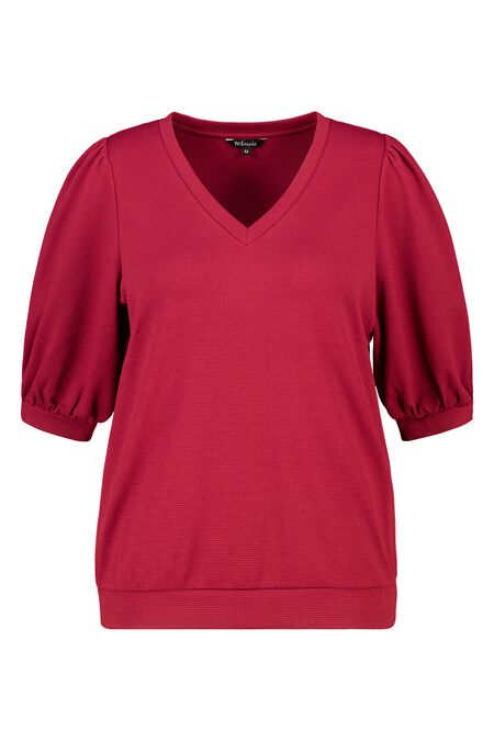 Haut à manches bouffantes