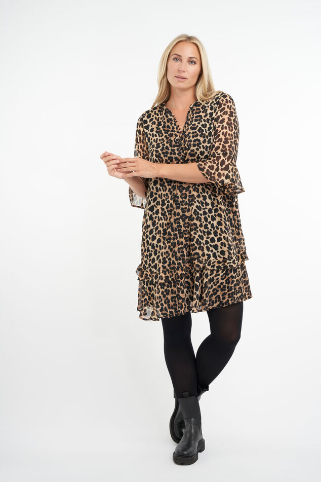 Robe à volants et imprimé  image number 4