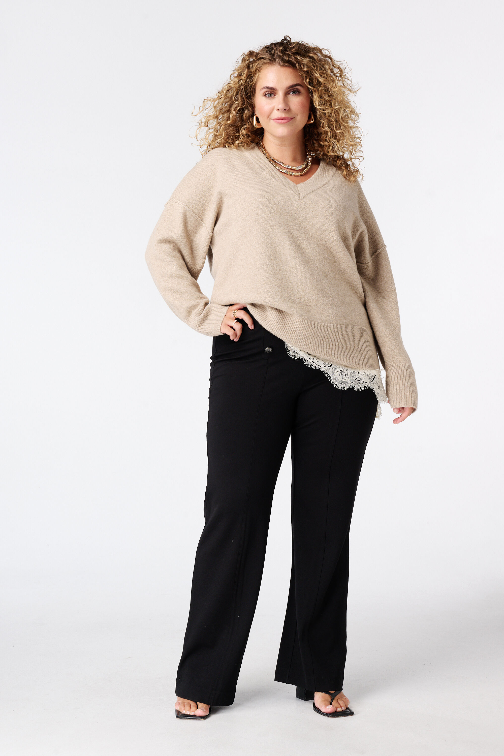 Tregging avec boutons fantaisie 