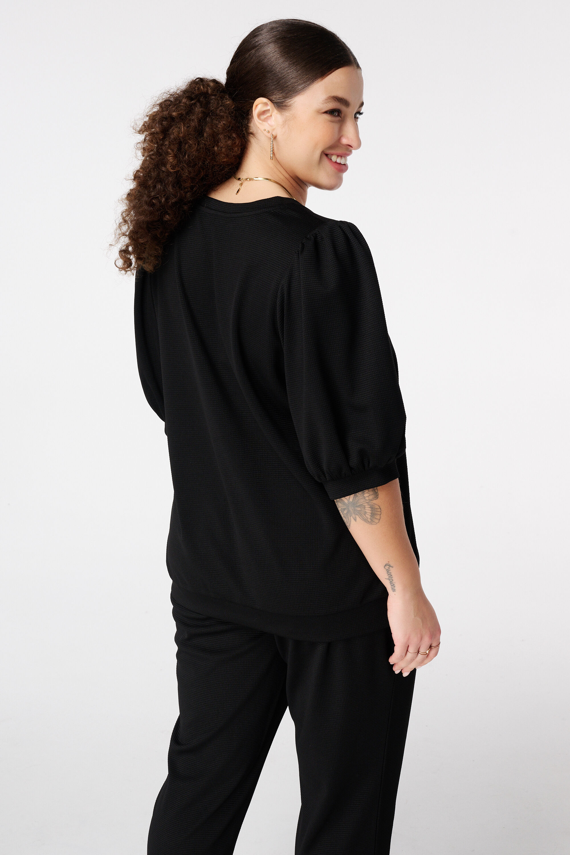 Top &agrave; manches bouffantes image number 3