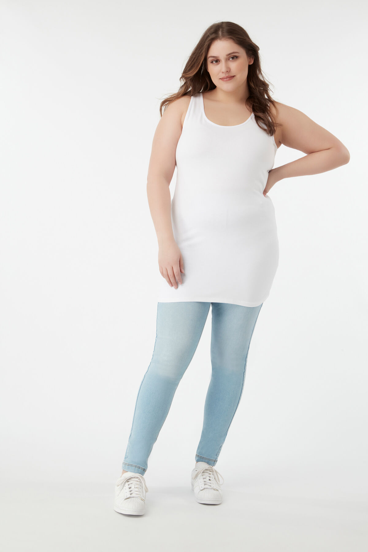 D&eacute;bardeur long en coton image number 5