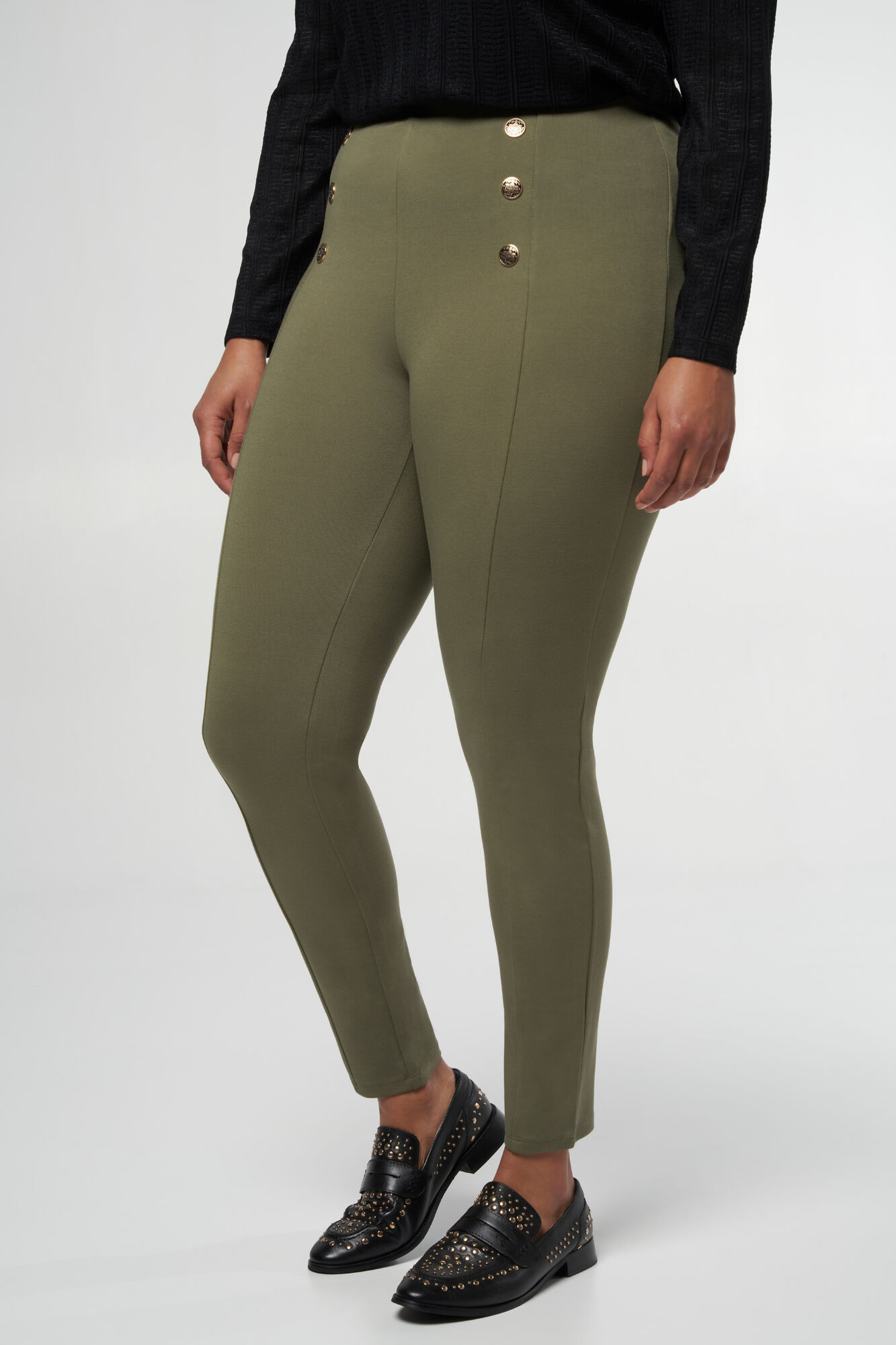 Tregging avec boutons dor&eacute;s image number 5