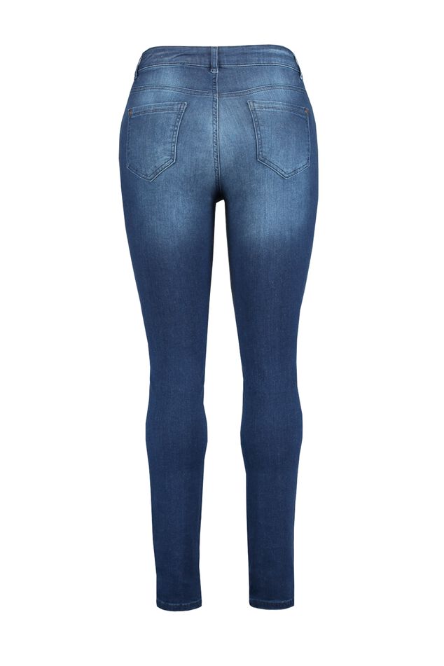 JEANS TAILLE HAUTE super skinny image number 2