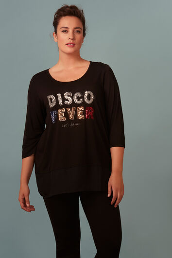 Haut &agrave; paillettes