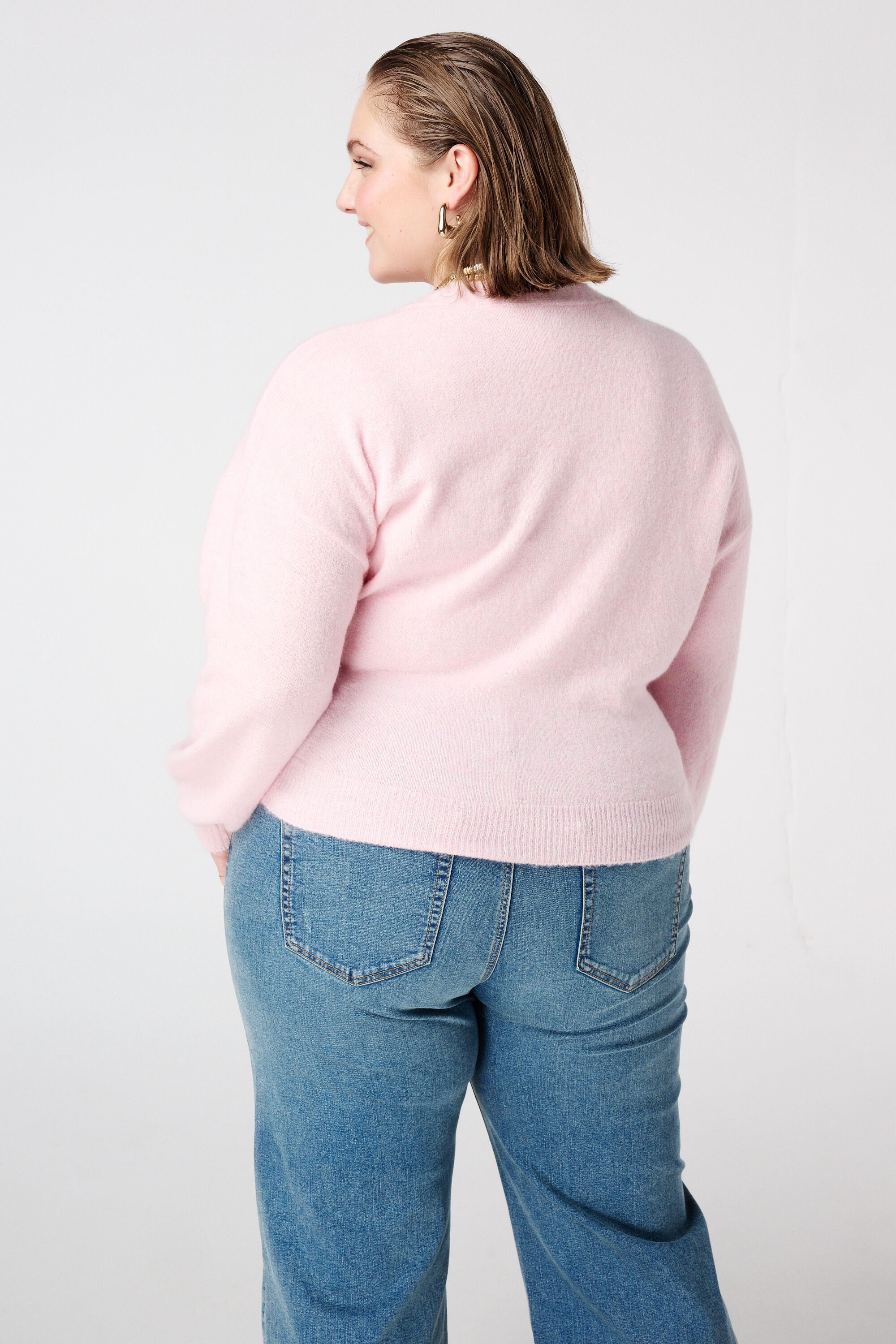 Gilet cache-c&oelig;ur avec ceinture &agrave; nouer image number 3