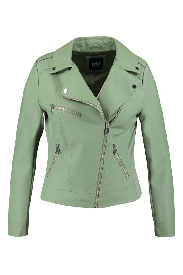 Veste style motard en similicuir image number 2