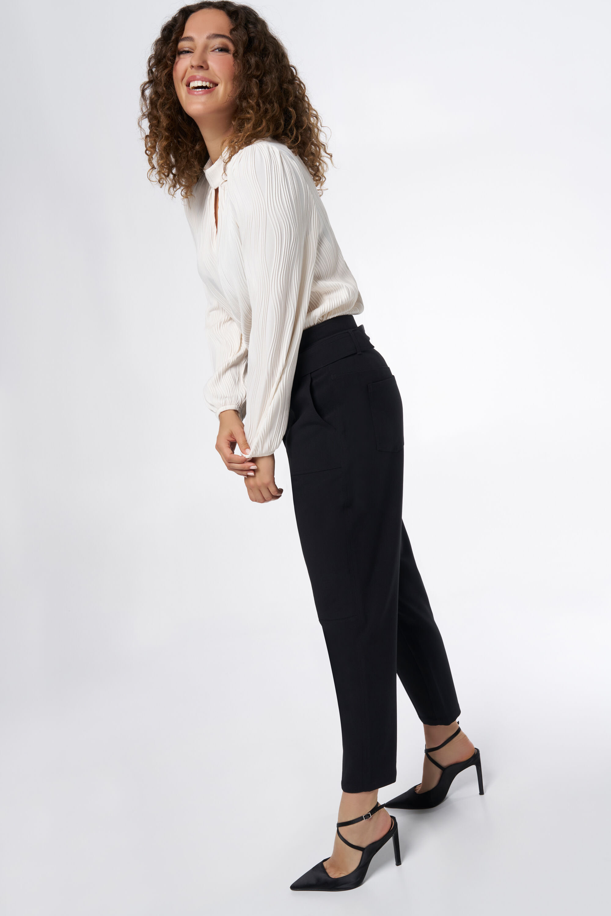 Pantalon Paperbag image number 6