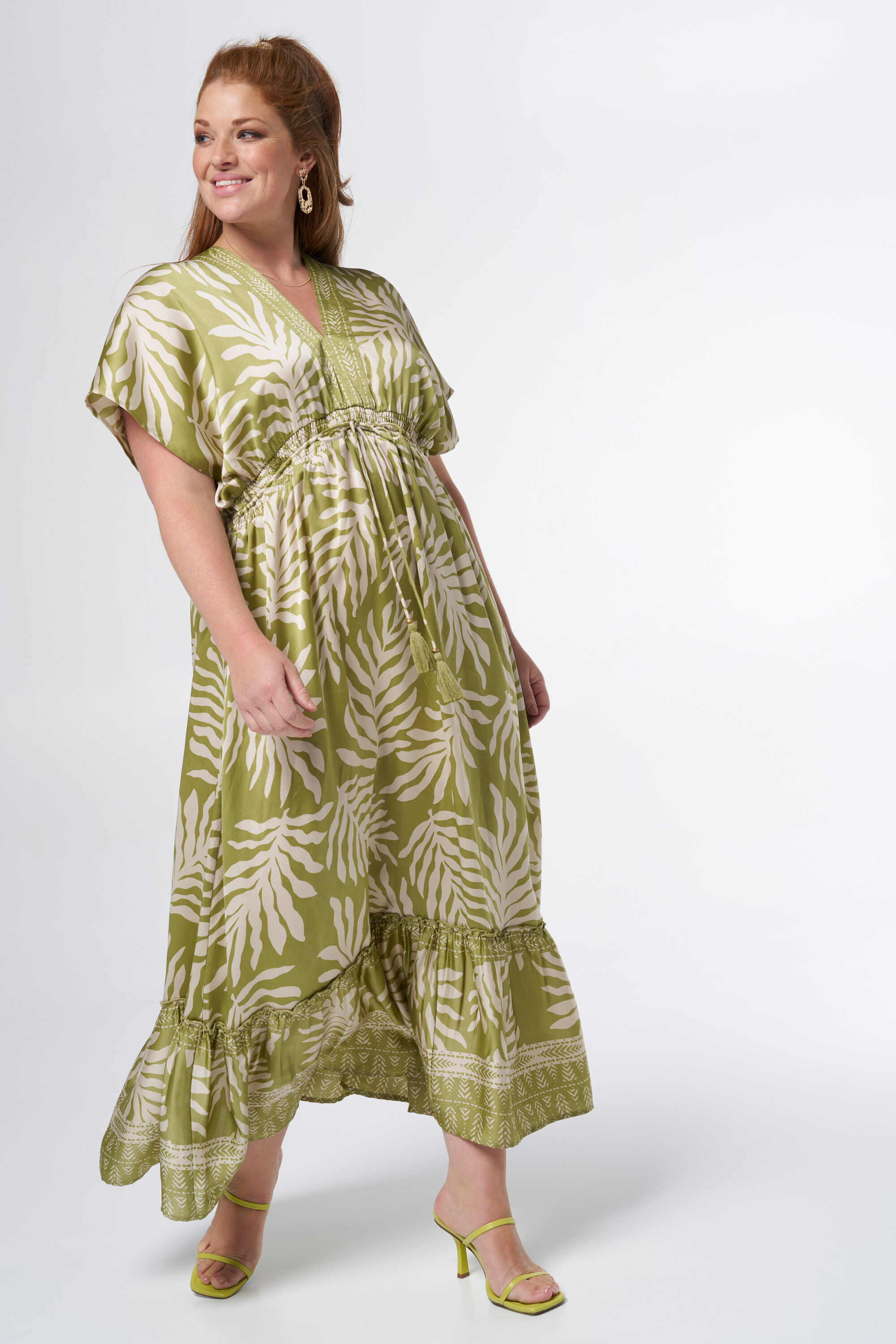 Femmes Robe longue avec imprime MS Mode