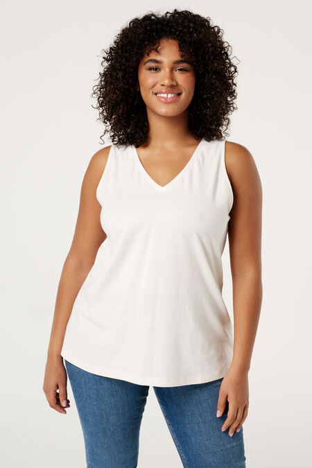 Haut sans manches avec col en V Haut sans manches avec col en V