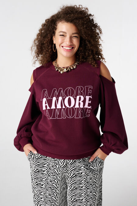 Pull avec épaule découpée Pull avec épaule découpée