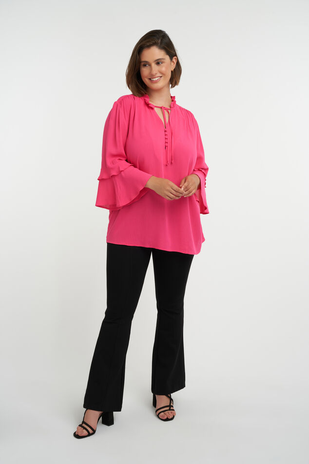 Chemiser à volants et boutons image number 6