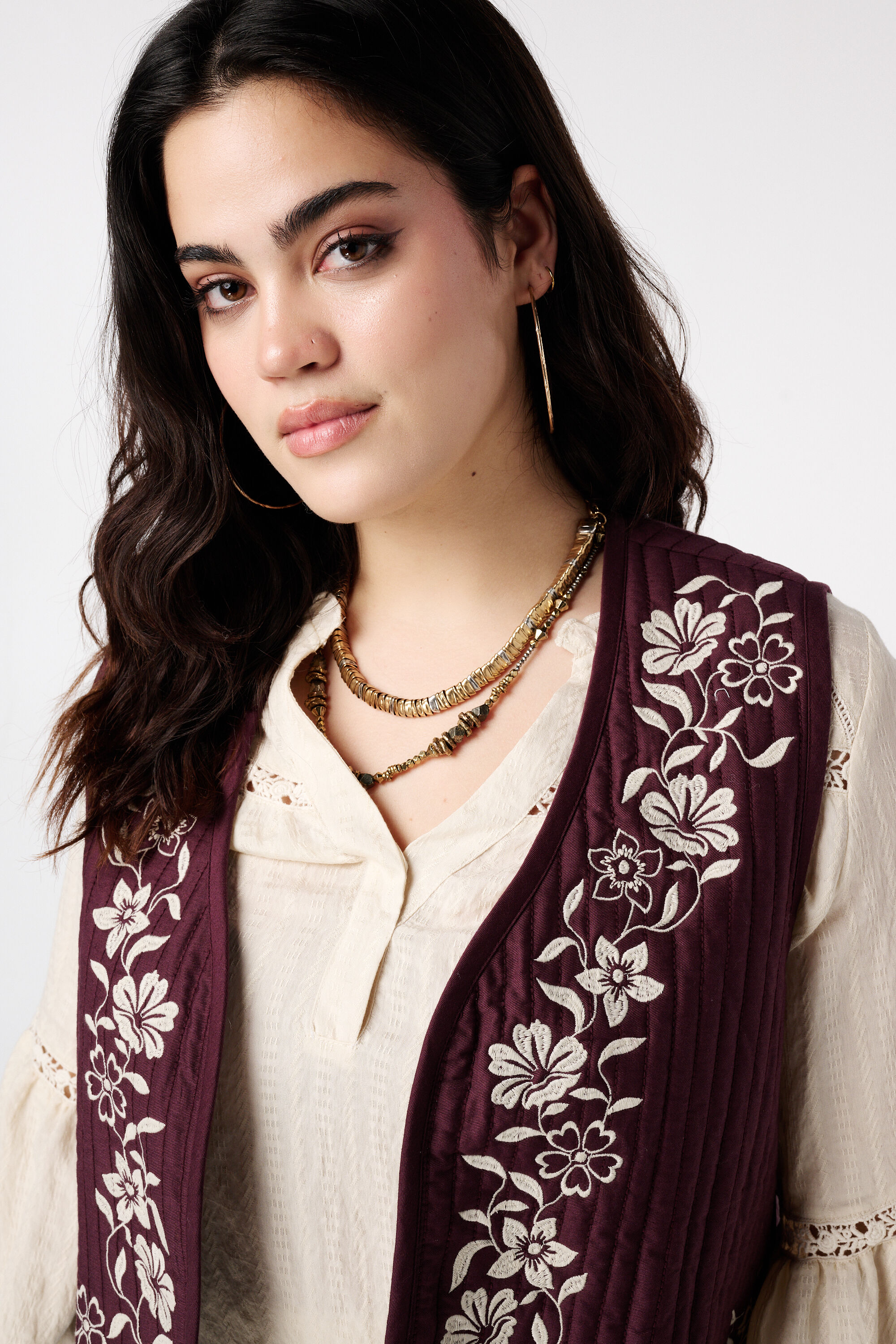 Gilet avec broderie image number 4