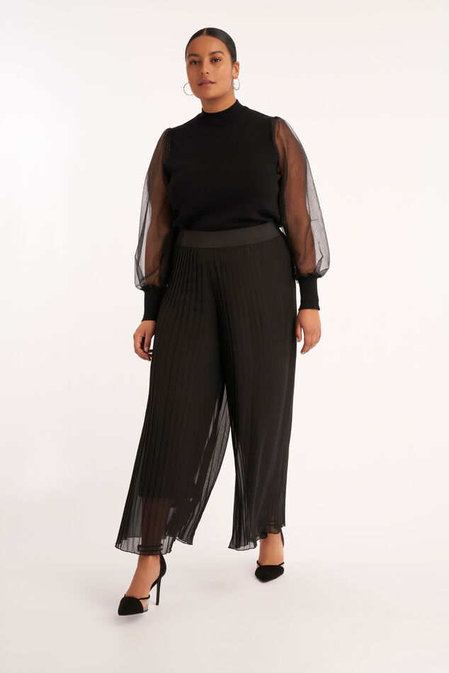 Pantalon large plissé image number 0