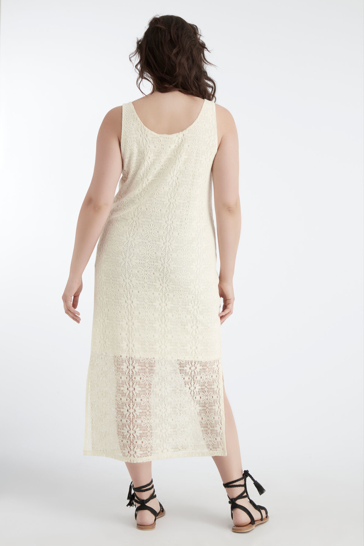 Robe longue en dentelle image number 4