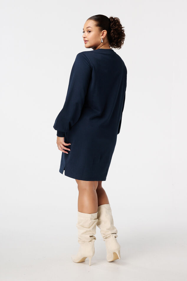 Robe sweat avec inscription image number 3