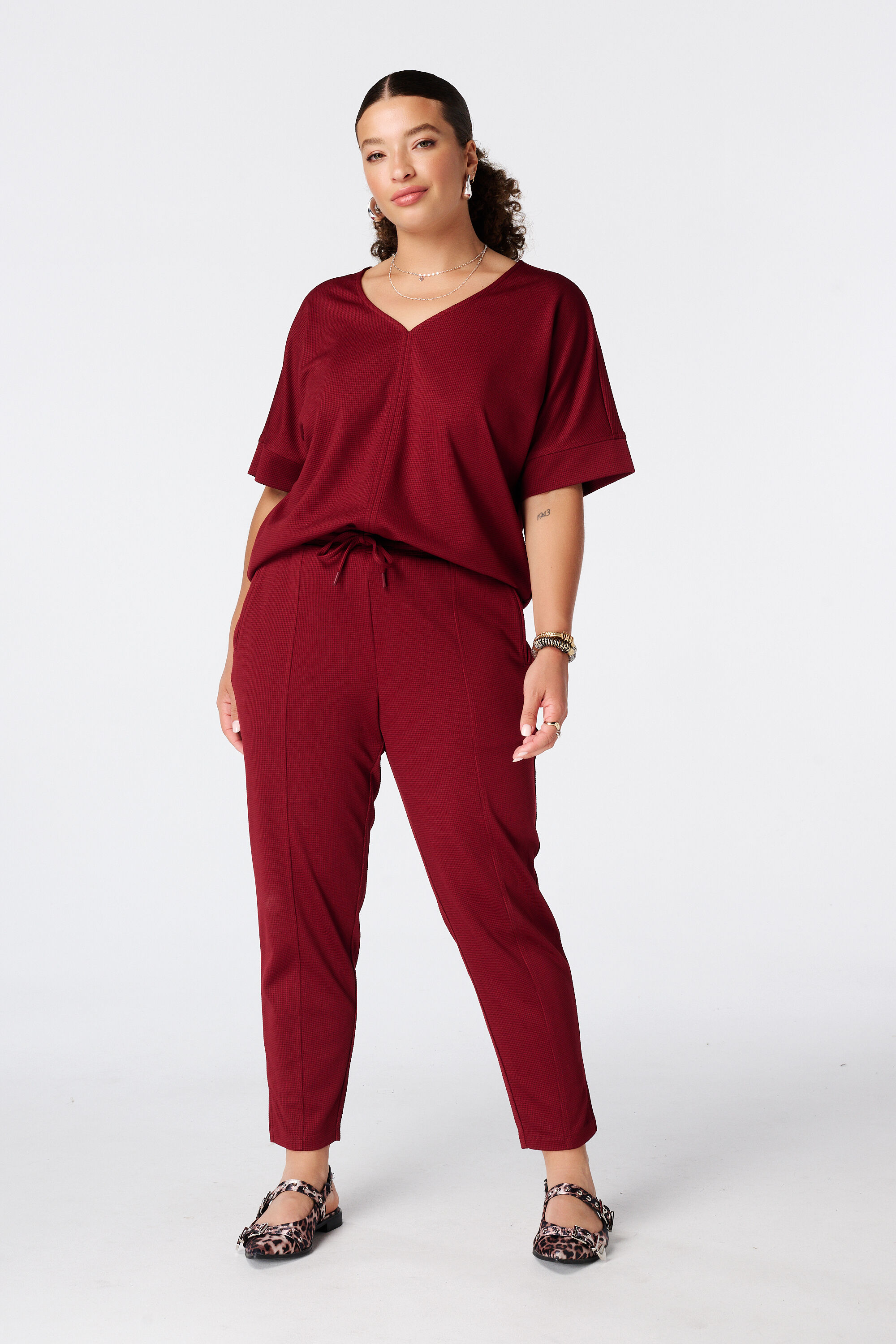 Pantalon avec cordon coulissant