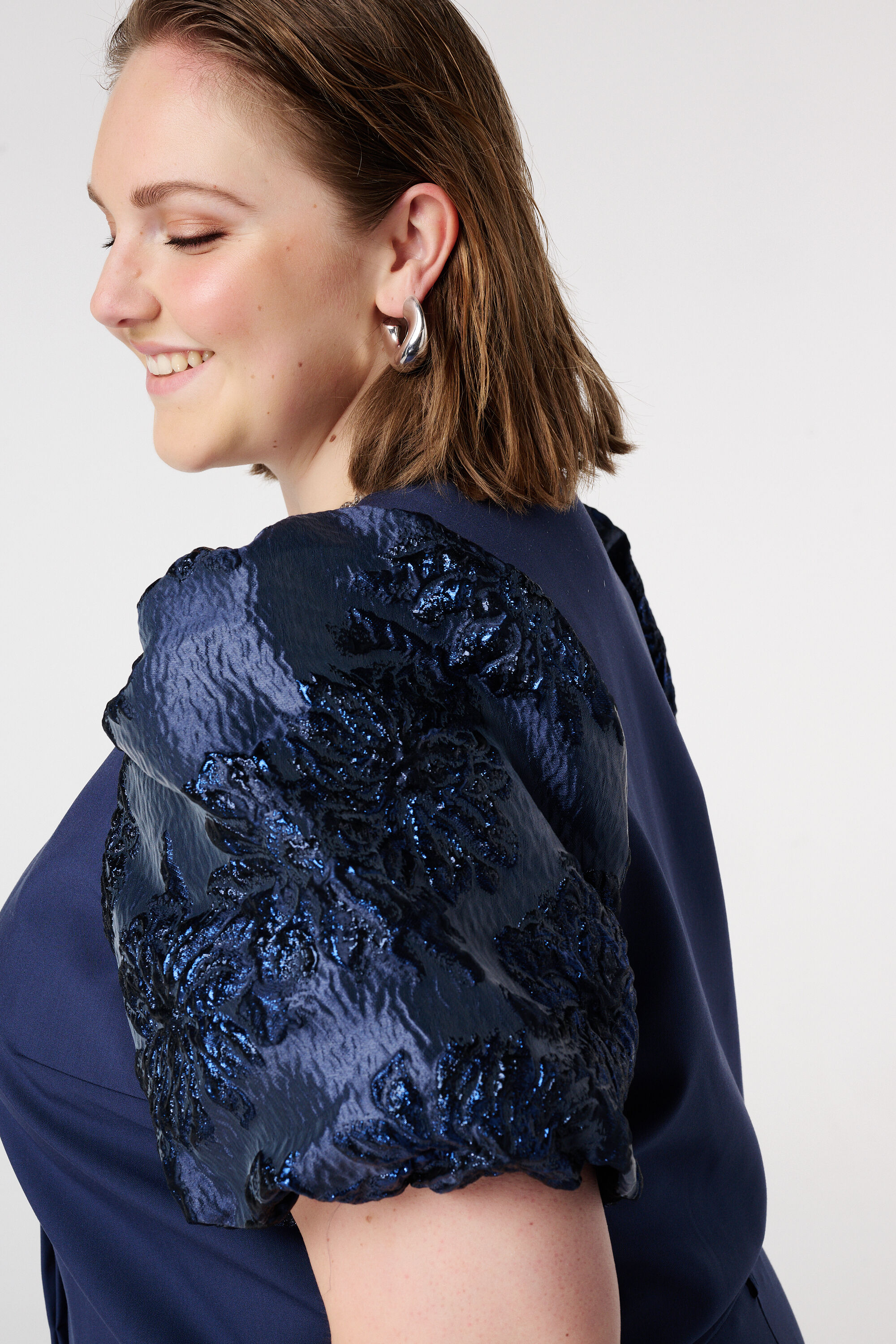 Haut avec manches en jacquard image number 4