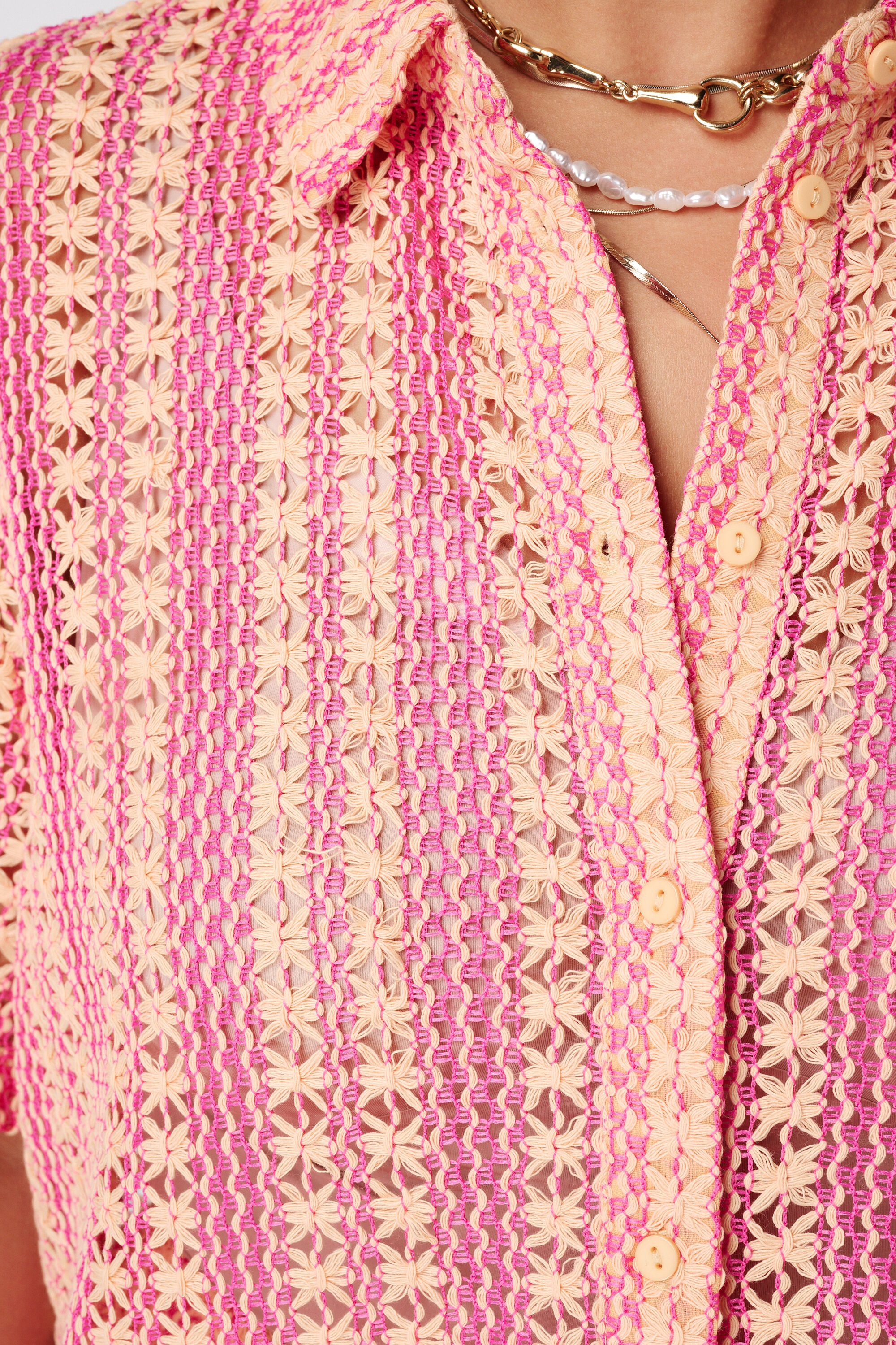 Top polo en crochet image number 6