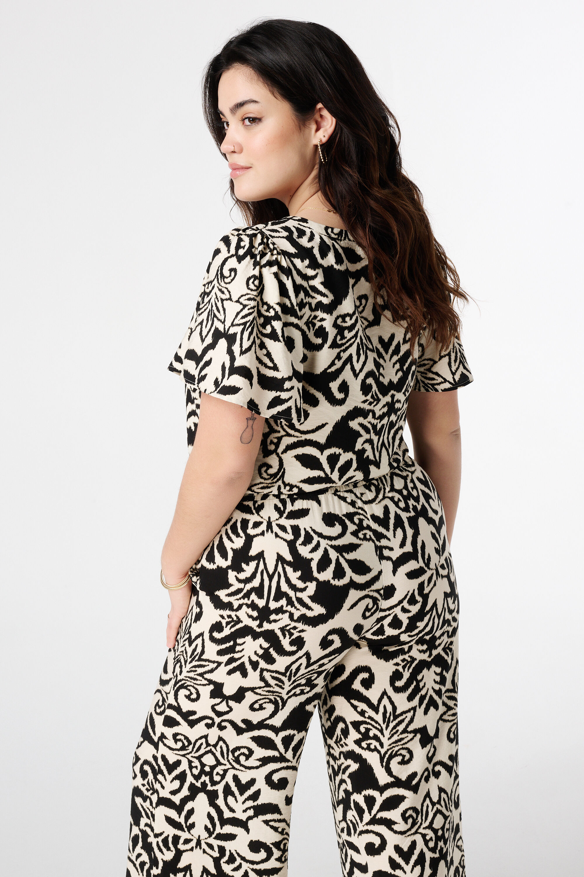 Chemisier avec n&oelig;ud fantaisie image number 3