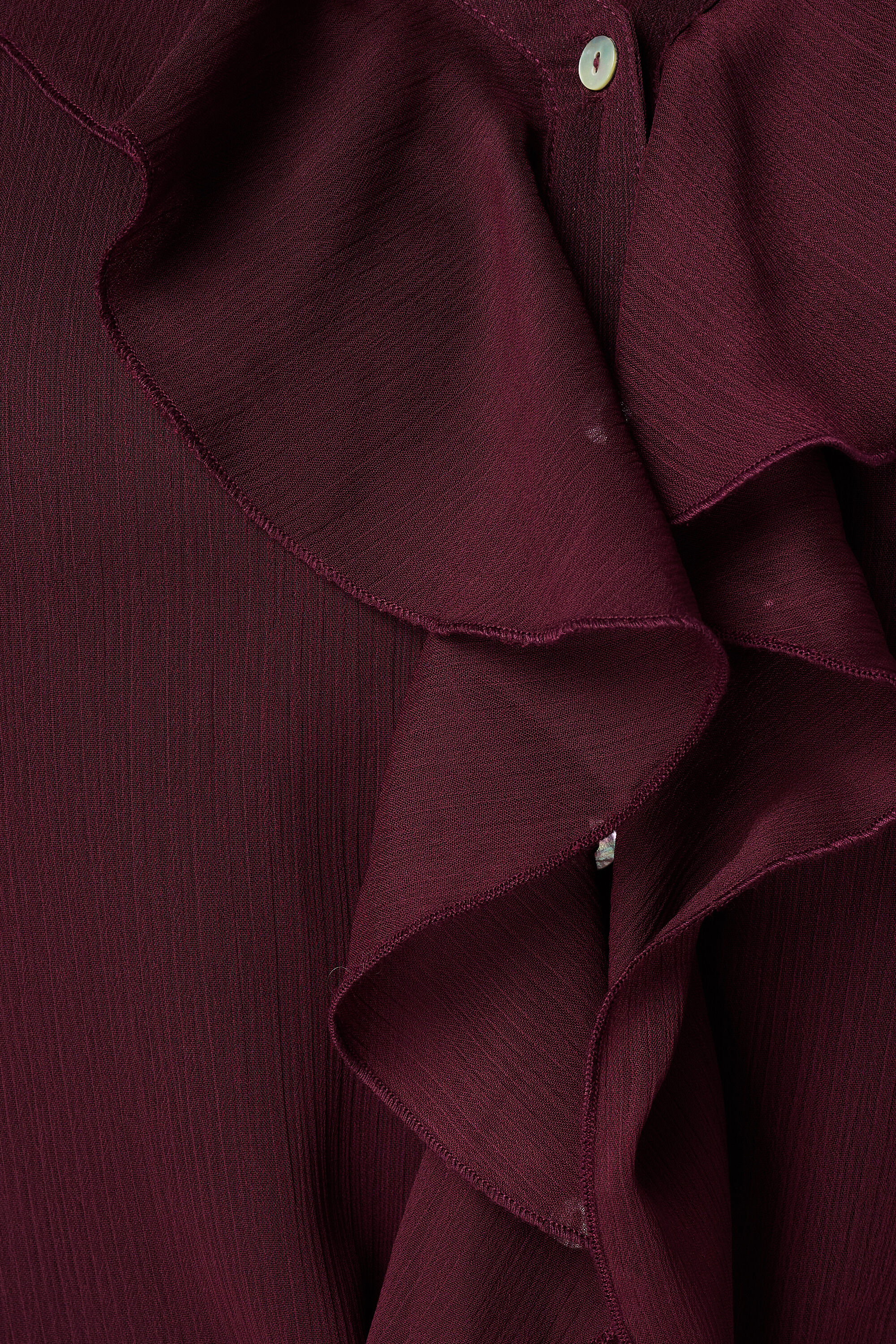 Blouse transparente avec volants et dentelle image number 6