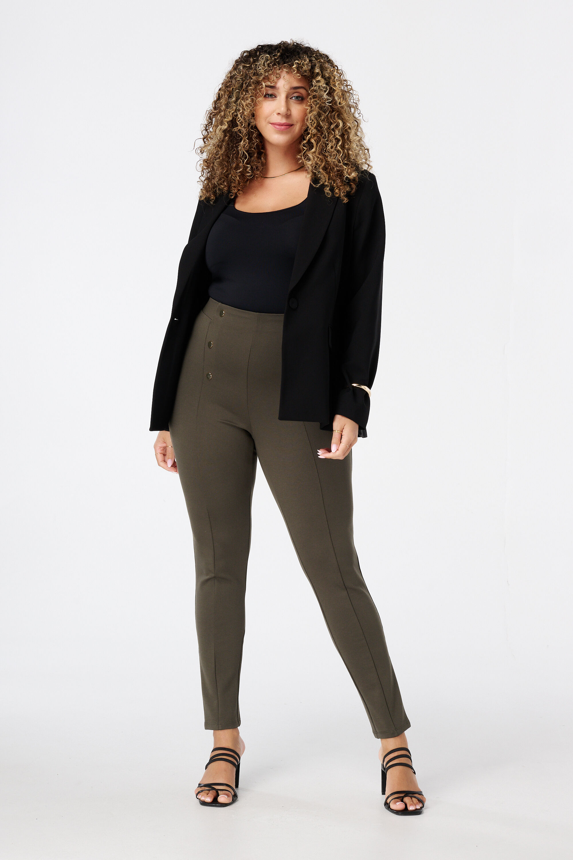 Tregging avec boutons d&eacute;coratifs image number 6