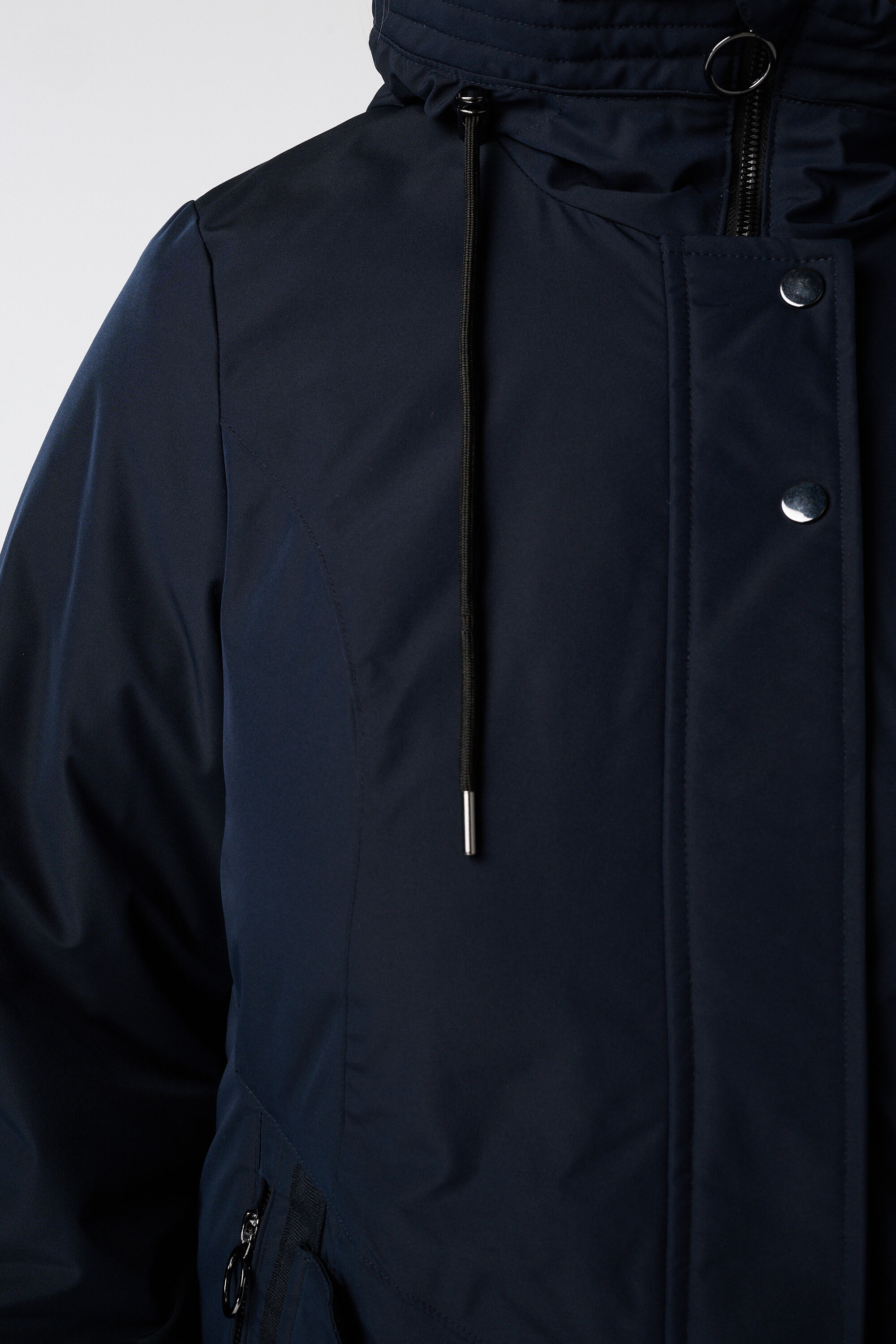 Manteau long doubl&eacute; avec capuche image number 6