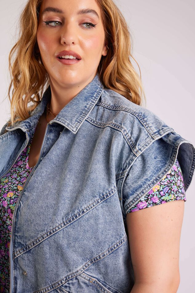 Gilet en denim  image number 5