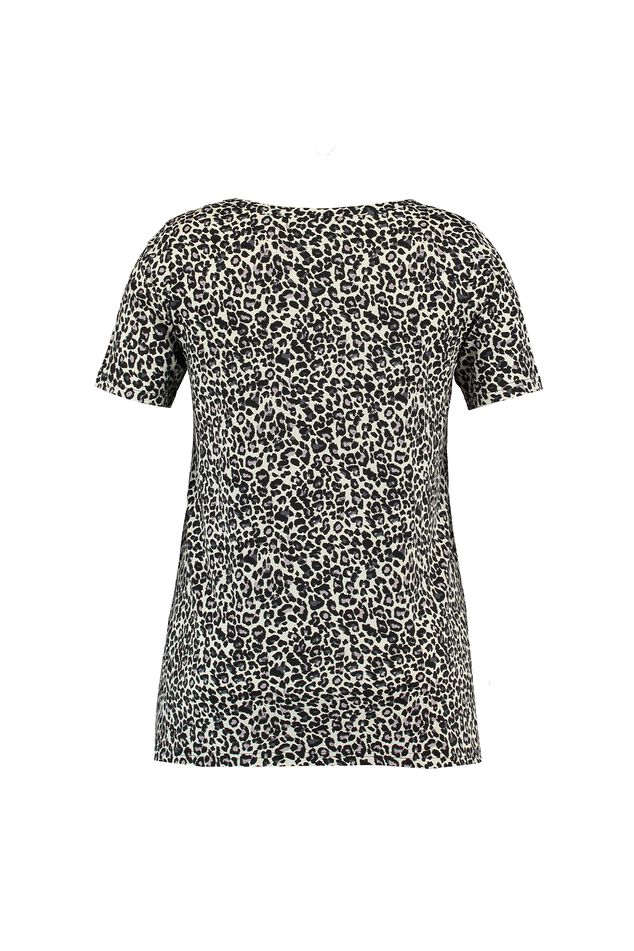 T-shirt avec fente en V et bretelles croisées image number 2