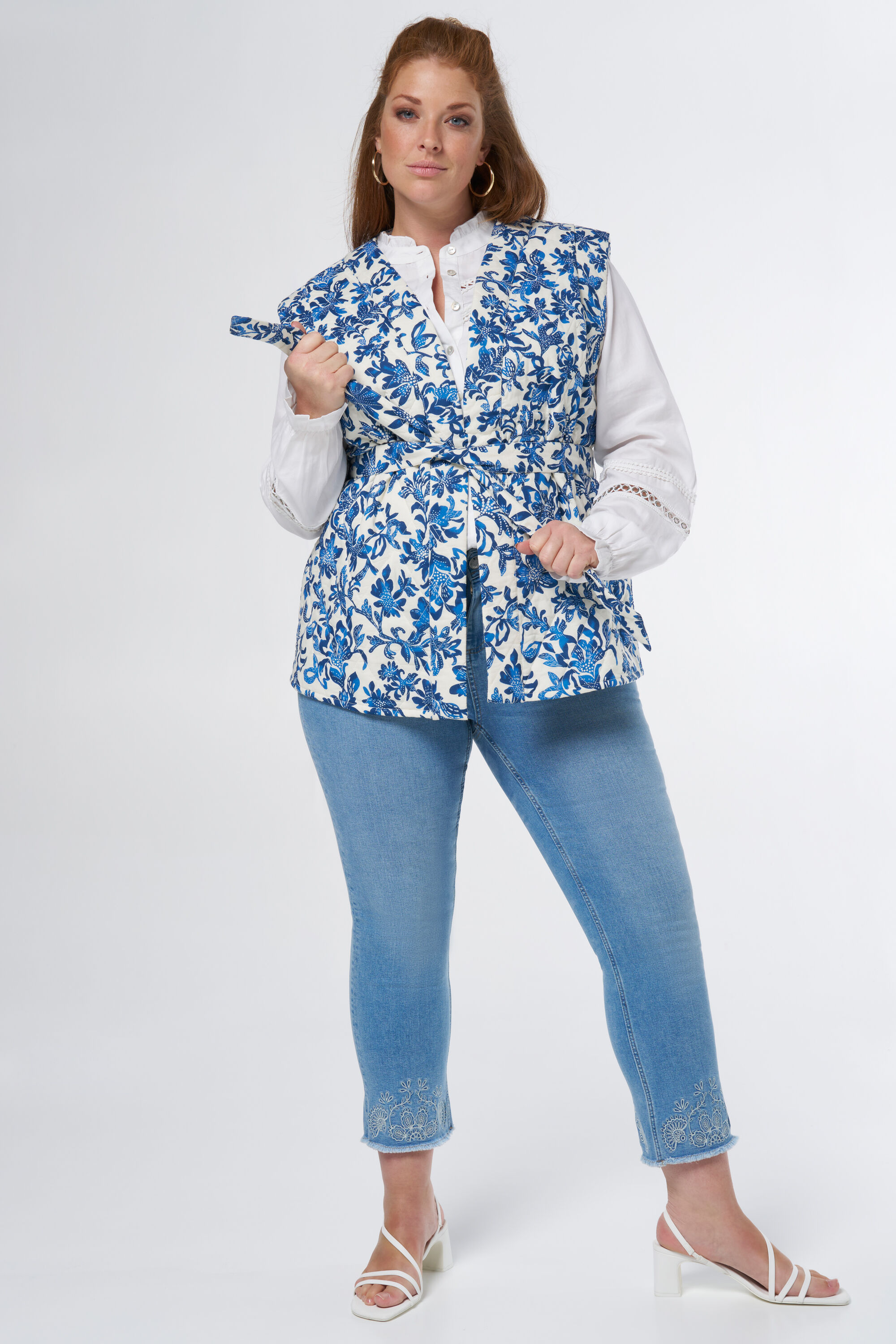 Gilet &agrave; imprim&eacute; image number 5